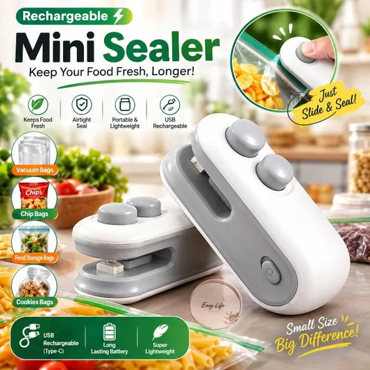 Mini USB rechargeable 2-in-1 heat sealer and cutter - image 2